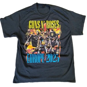 Guns N' Roses Europe Tour 2023 T-Shirt Rock Band Konzert Tee Herren Größe Large - Bild 1 von 6
