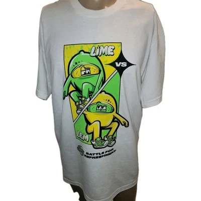 Battle of Refreshment Pepsi Starry Soda Men's White T Shirt Large - Image 1 of 4