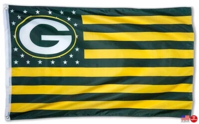 Packers FLAG 3X5 Green Bay 3 x 5 Banner Fútbol Nuevo Envío Rápido EE. UU. Foto 1 de 4