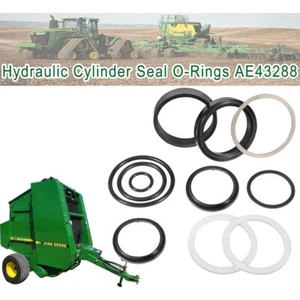 AE43288 Round Baler Tension Gate Cylinder Seal Kit Fits forJohn Deere 430 530Rod - Picture 1 of 12