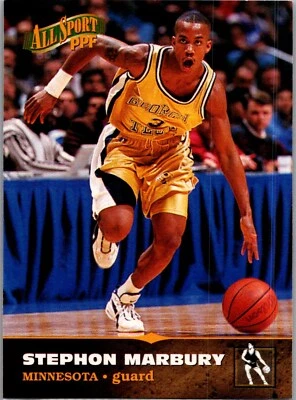 1996-97 Score Board All Sport PPF #9 Stephon Marbury - Image 1 of 2