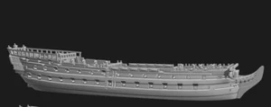 1/700th British 'Large' 3rd rate Ajax (74 guns) - Bild 1 von 1