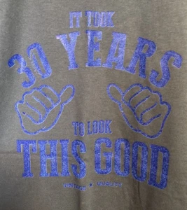Funny 30th Birthday Mens Size XL Gray T-Shirt It Took 30 Years to Look This Good - Picture 1 of 4