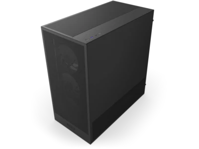 NZXT H Series H5 Flow 2024 RGB Edition ATX Mid Tower Chassis All Black Color - Image 1 of 4