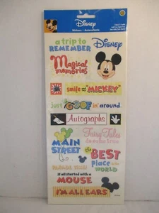 Sandylion Disney Scrapbook Stickers Mickey Mouse Magical Memories Fairy Tales - Picture 1 of 13