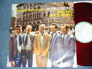 Buck Owen Japan 1966 CP-8064 PROMO RED WAX NM LP CARNEGIE HALL KONZERT - Bild 1 von 8
