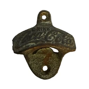 Antique 1920ies Coca Cola Wall Mount Bottle Opener - Picture 1 of 6