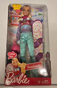 Snowboarder Barbie Posso Essere Tutto Serie T2690 2009 Mattel Nuovo - Foto 1 di 8