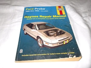1989 - 1992 FORD PROBE AUTO REPAIR SHOP MANUAL HAYNES #36066 / FREE S/H - Foto 1 di 4