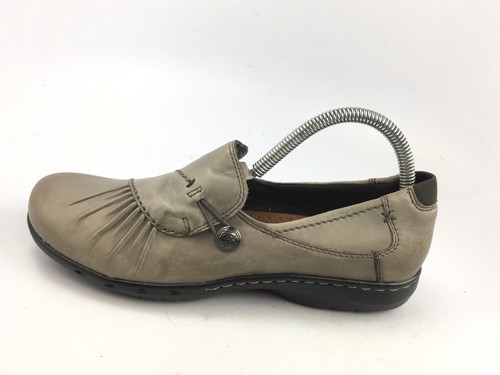 Mocassino scarpe Cobb Hill New Balance taglia 8 5 N CAG01 GR pelle grigio paulette