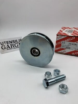 Roulette Gola Semitonde Zincée Pour Portes Coulissantes - Comunello Art. 315-140