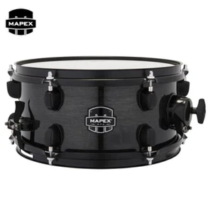 Mapex MPX 12" x 6" Maple/Poplar Snare Drum Trans Midnight Black MPNMP2600BMB - Picture 1 of 2