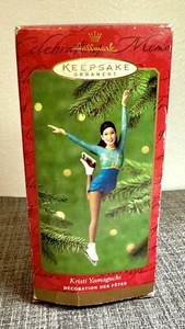 HALLMARK ORNAMENTO KRISTI YAMAGUCHI FIGURA PATTINAGGIO SU GHIACCIO ORNAMENTO NATALE 2000 - Foto 1 di 5