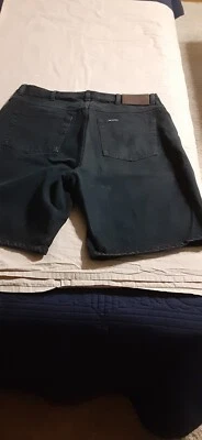 Vintage Harley Davidson Jean Shorts Mens 38 Black 10" Inseam  - Image 1 of 4