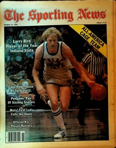 The Sporting News 17. März 1979 Larry Bird Lorinda de Roulet Rod Schutt - Bild 1 von 1