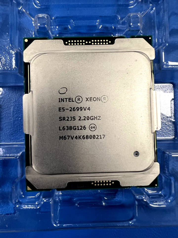 Intel Xeon E5-2699 V4 2.2GHz 9.6GT/s 22 Cores 55 MB SR2JS LGA2011-3 CPU - Image 1 of 1