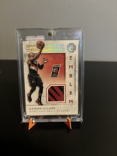 Damian Lillard Excalibur Patch Gold /10 2016-17 Logo Patch Basketball Blazers