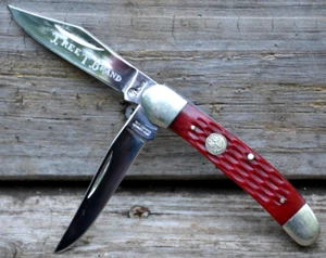 Böker Tree Brand Copperhead 110746 Red Jigged Bone Griff Taschenmesser Germany - Bild 1 von 13