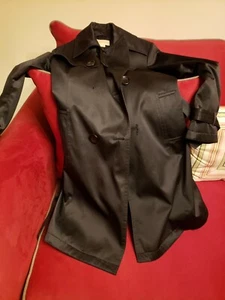 MICHAEL MICHAEL KORS Trenchcoat taupe Baumwollmischung mit Gürtel L gebraucht schwarz  - Bild 1 von 7