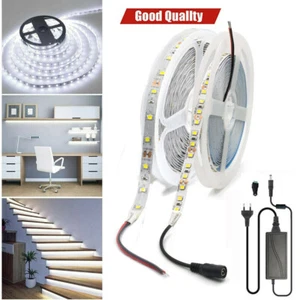 Tira LED 5m-20m 12V Blanco Frío 6000K 3528 60leds/m 120leds/m Fuente de alimentación - Imagen 1 de 14