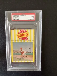 1969 Kahn's Wieners Joe Torre - Kardinäle HOF Psa 9 Pop 18 - Bild 1 von 1
