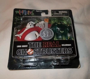 DIAMOND SELECT MINIMATES THE REAL GHOSTBUSTERS ~ LOGO GHOST & KILLERWATT ~ 2011 - Picture 1 of 3