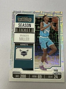 2023-24 Panini Contenders Hobby Brandon Miller RC - Picture 1 of 2