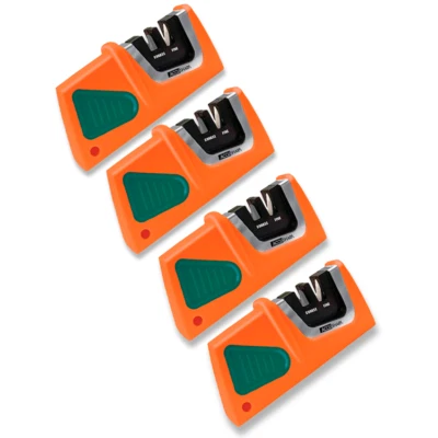 PACK de 4 varillas de carburo cruzado/cerámica de afilador compacto AccuSharp Foto 1 de 4