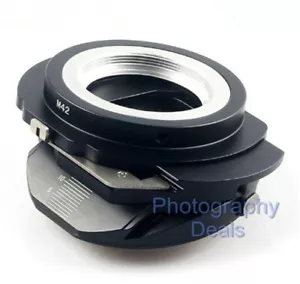 Tilt Shift T&S Lens Adapter for M42 Screw Lens to EF-M Mountt M100 M6 M30 Camera - Picture 1 of 3