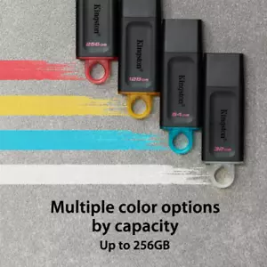 Kingston DataTraveler Exodia 64/128 GB Chiavetta USB 3.2 - Nera - Foto 1 di 2