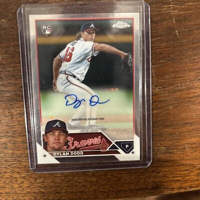 Dylan Dodd 2023 Topps Chrome Rookie Auto - Image 1 of 2