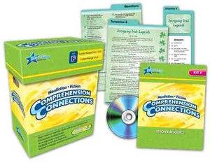 Comprehension Connections Level F Grades 7-8 Nonfiction Fiction Blue Star - Picture 1 of 2