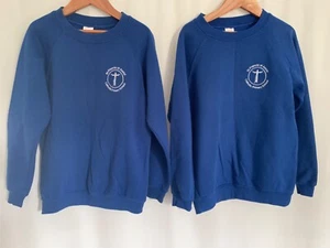 Boys St Francis Assisi School Sweatshirt Age 7-8 - Picture 1 of 4