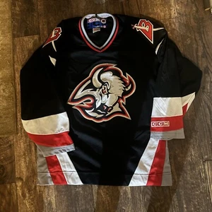 Vintage Buffalo Sabres CCM Jersey Goat Head Medium - Picture 1 of 5