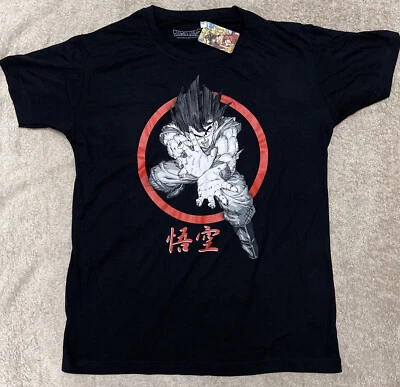 Dragon Ball Z Kamehameha Large L Black Short Sleeve T-shirt Super Saiyan Goku - Image 1 of 4