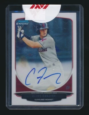 2013 Bowman Chrome Draft "Draft Pick Autographs"-CLINT FRAZIER (Indians) - Image 1 of 2