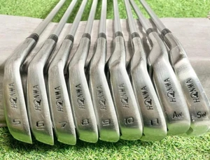 Left Hand Honma Golf Clubs Irons Be ZEAL 525 Lefty Iron S - Flex 5-11 Aw Sw 9pcs - Picture 1 of 24