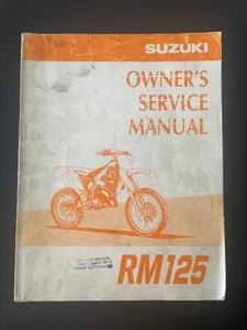SUZUKI OWNERS SERVICE MANUAL RM125 (AUG '97) OEM 99011-36E52-01A - Picture 1 of 4