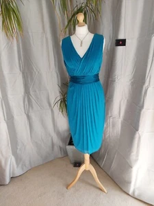 Luxury Coast Dress Size 14 Classic Wedding Cocktails Partys Ascot Cruise VGC - Picture 1 of 5