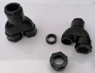 Bakelit Kabelverschraubung PG16 Hosenstück Verteiler Doppel Abzweigdose Schalter - Bild 1 von 4