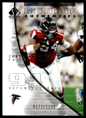 2004 SP Authentic Chad Lavalais Rookie 0272/1199 Atlanta Falcons #100 R124 - Image 1 of 2