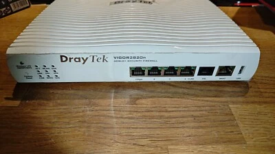 Draytek vigor 2820n VPN, DYNDNS, FIREWALL WIFI (2.4/5GHz) USB LAN WAN DSL ROUTER - Image 1 of 3