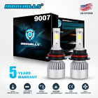 2x 9007 Hb5 Led Headlight Bulbs High/low Beam 330000lm Super Bright White Lamps