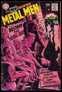 METAL MEN 33 1968 DC Silver Age Comic Book MetalMen Robots Doc Magnus - Imagen 1 de 1