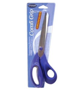 TRIUMPH COMFI GRIP DRESSMAKERS SCISSORS HEAVY DUTY 245MM Serrated Blades Sewing - Picture 1 of 4