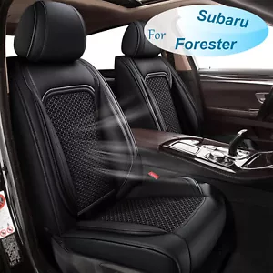 For Subaru Forester 2005-2025 Car Front&Rear 5 Seat Covers Protector Cushion - Picture 1 of 8