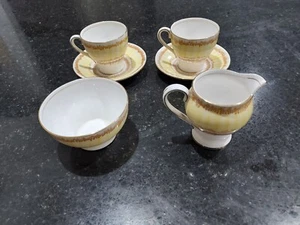 Vintage Bell China Demitasse Coffee Set - #4140 - 6 pieces - Picture 1 of 12