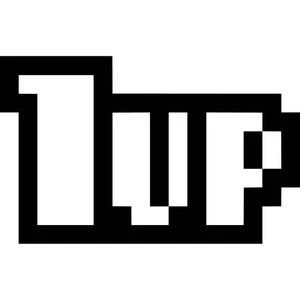 1UP Vinyl Decal Sticker - Gaming, Retro, Japan - Pick Size & Color - Picture 1 of 2