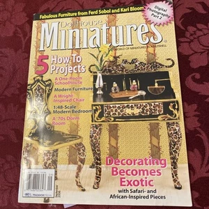 Dollhouse Miniatures Magazine Sept 2006 Decorating Becomes Exotic - Picture 1 of 2