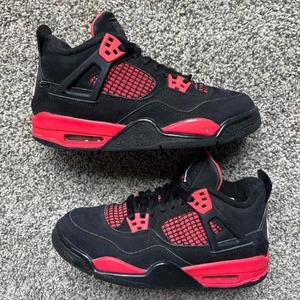 Nike Air Jordan 4 Red Thunder Größe 5 Jugend (Größe 6,5 Damen) - Bild 1 von 7